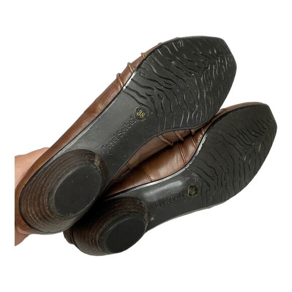 Josef Seibel Womens Leather Pump Shootie Slip on Brown Bootie Shoes 38 7.5 - Picture 3 of 7